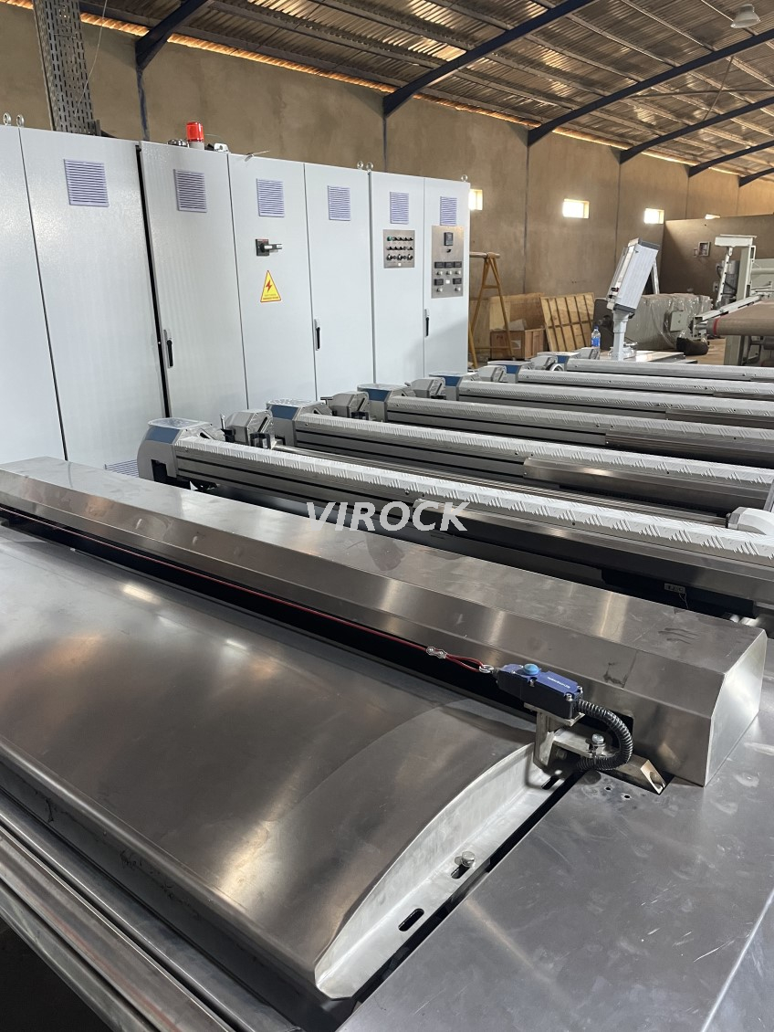 Máquina de serigrafía rotativa PLC CE para tejidos mezclados